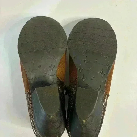 BC Footwear Women's Eager Beaver Bootie Brown Metallic Back Size 7 - Picture 6 of 10